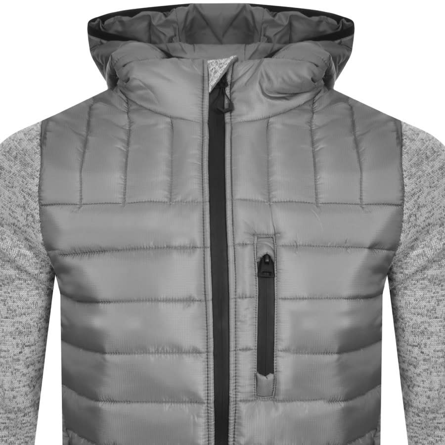 Alternative Image for ProductSuperdry Storm Hybrid Full Zip Hoodie Grey2